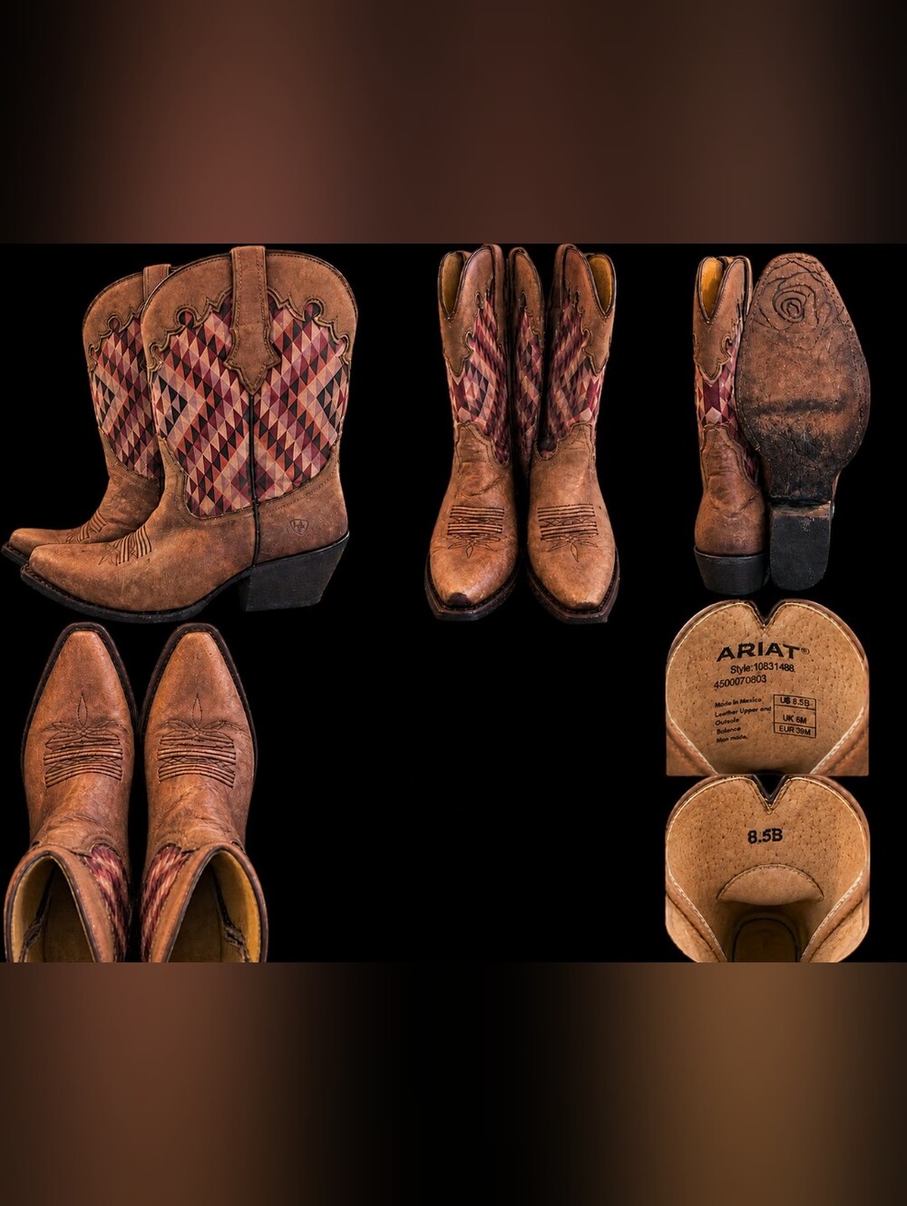 🤎 Ariat Women’s Western Cowboy Boots – Size 8.5B 🤎